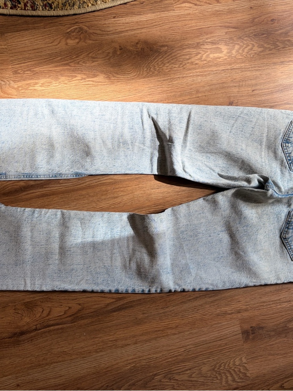 Zara Acid Washed Distressed Jeans 4 Long - Picture 9 of 10